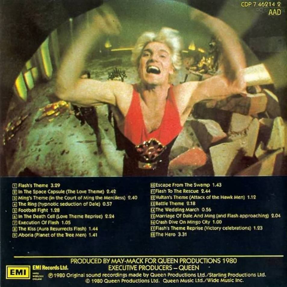 Queen  Flash Gordon; The Original Soundtrack 1980 : Front + Inlay